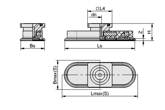 SAOF 100<em></em>x50 NBR-45 RA