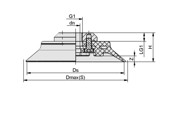 PFYN 120 NBR-55 G1/2-IG