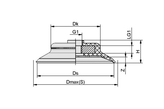 PFG 60 FPM-65 N009 M10x1.25-IG