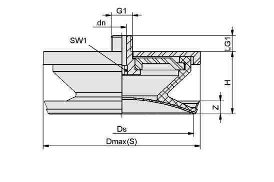 SPL-HT 90 FPM-F-65 G1/4-AG