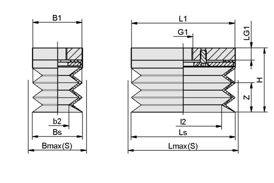 FSGB-R 52x25 SI-50 G1/8-IG