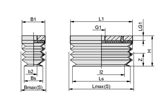 FSGB-R 80<em></em>x30 SI-50 G1/8-IG