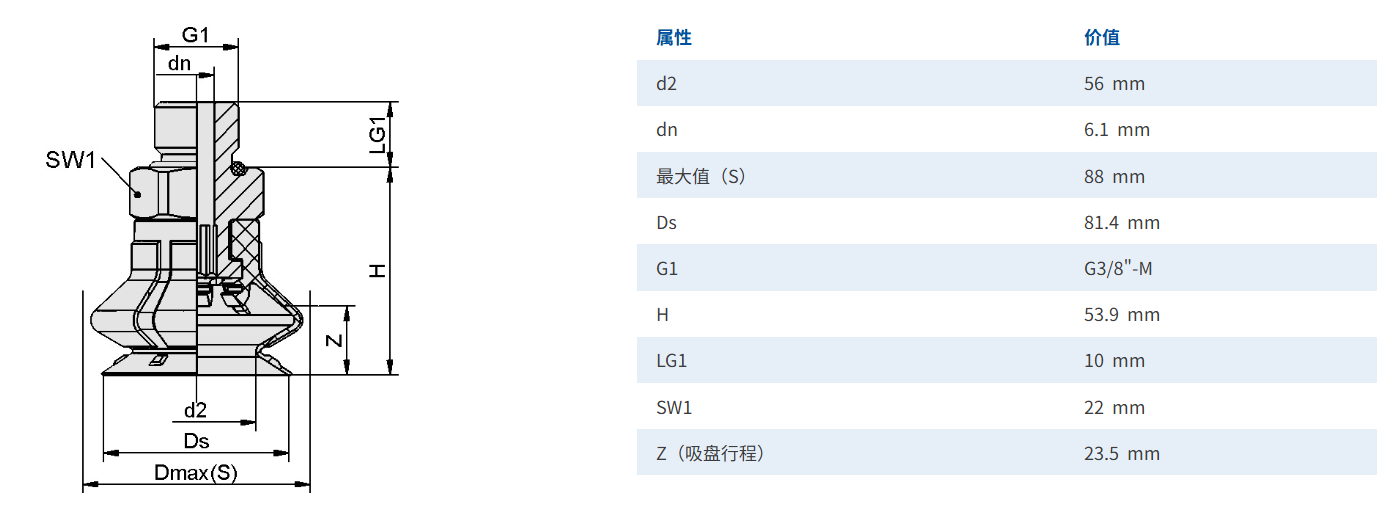 3分外牙尺寸